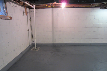 Basement & Interior Waterproofing Solutions including Membranes and Vapor Barrier Installations