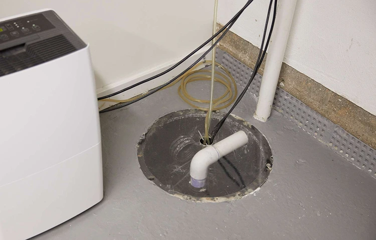 Basement sump pump installation in Didsbury, Alberta