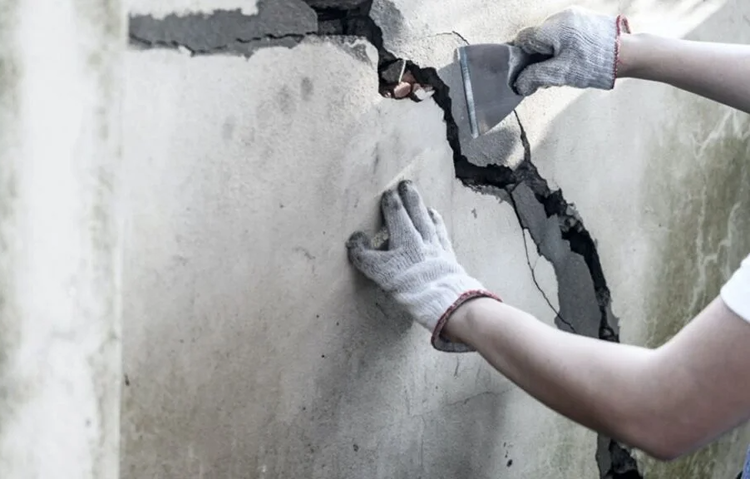 Foundation crack repair services in Red Deer, Alberta